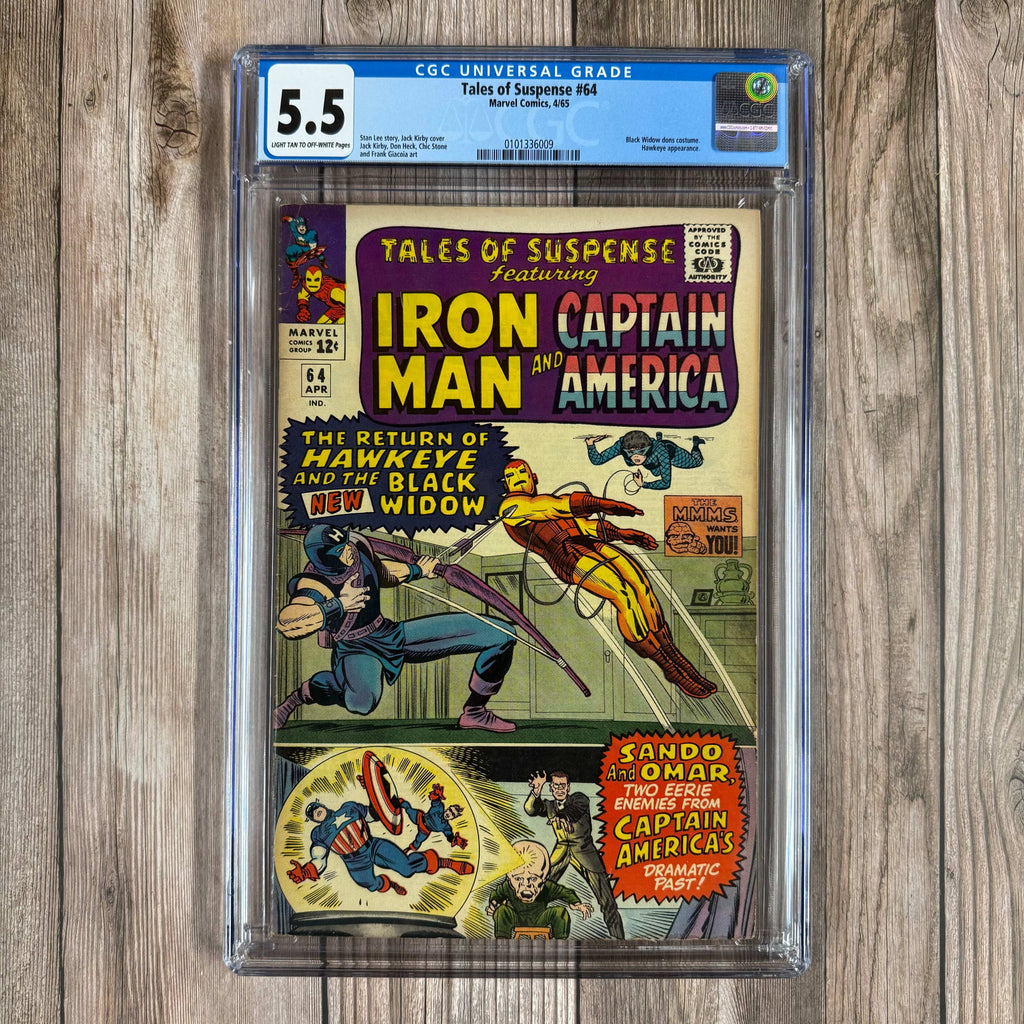 Bry's Comics Tales of Suspense #64 CGC 5.5 3rd Appearance of Hawkeye