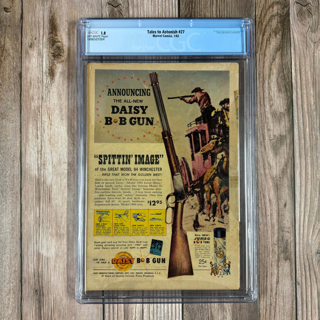 Bry's Comics Tales to Astonish #27 CGC 1.8 1st appearance and origin of Hank Pym (Ant-Man)