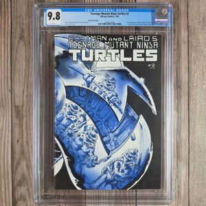 Teenage Mutant Ninja Turtles #2 CGC 9.8 WP Second Printing, 2nd team appearance of the Teenage Mutant Ninja Turtles (cert 1002)