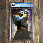 Bry's Comics Thanos #1 CGC 9.8 WP 1:100 Incentive Virgin Variant cover by Kendrick "Kunkka" Lim