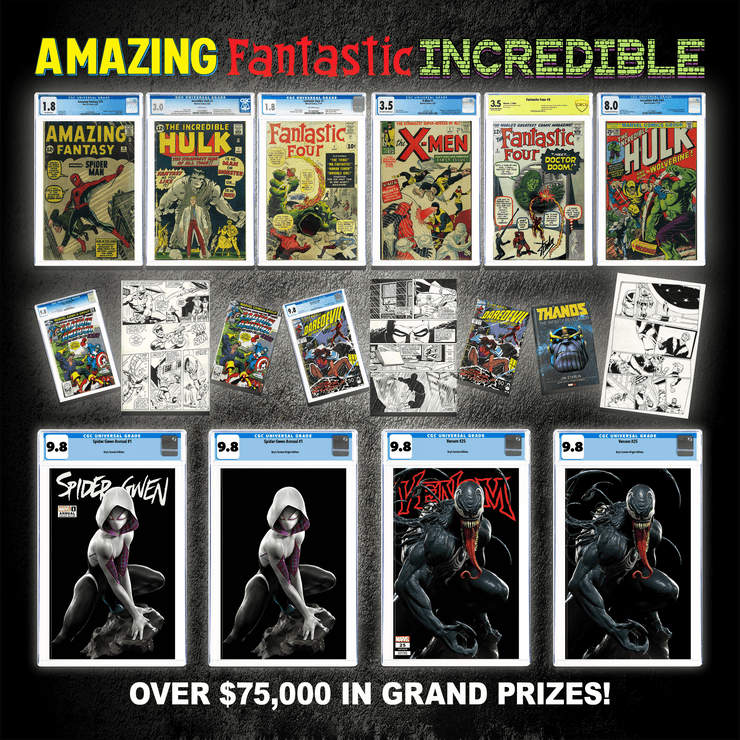 Bry's Comics The Amazing Fantastic Incredible Bry Box of Mystery! Over $75,000 in Grand Prizes!