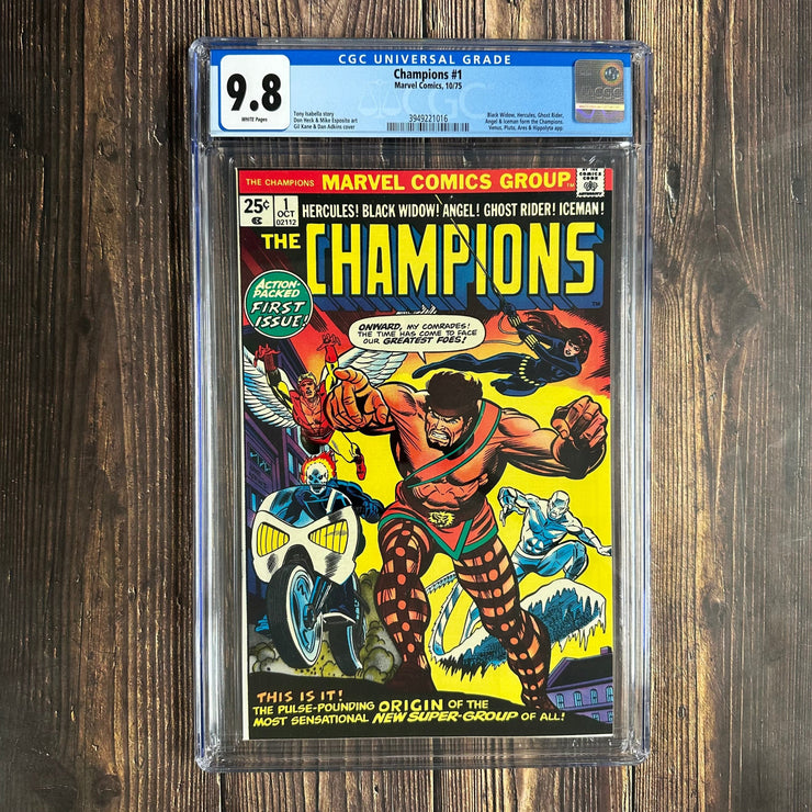 Bry's Comics The Champions #1 CGC 9.8 1st appearance & origin of The Champions