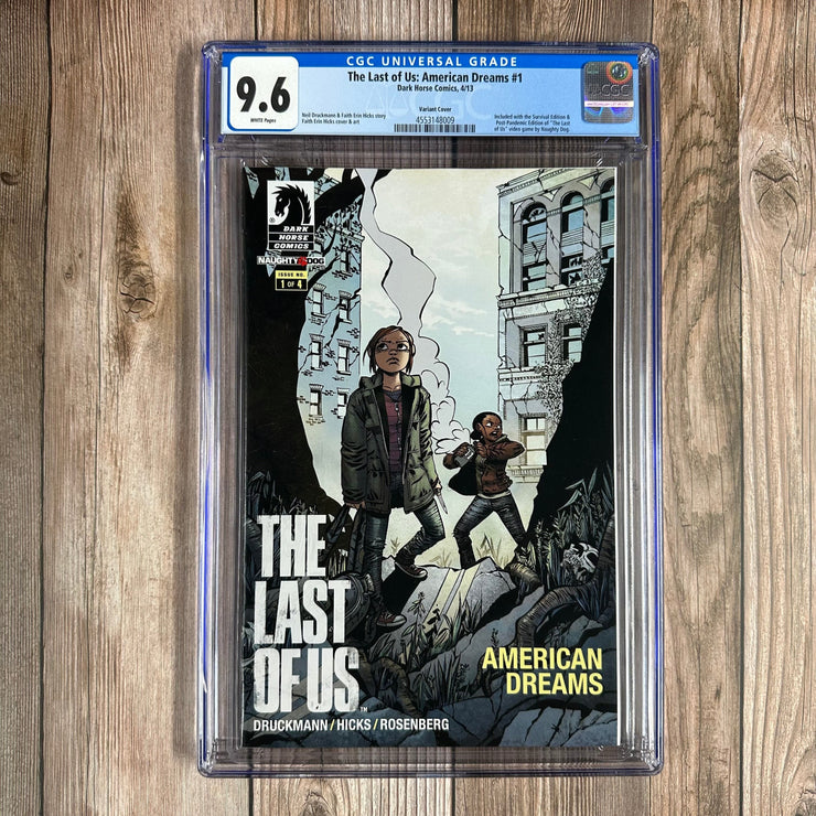 Bry's Comics **** The cover artist is different on the CGC label than the Key Collector ?*  B0X2 The Last of Us: American Dreams #1 CGC 9.6 WP Variant Cover by Christina Strain (Game Pack-In) *