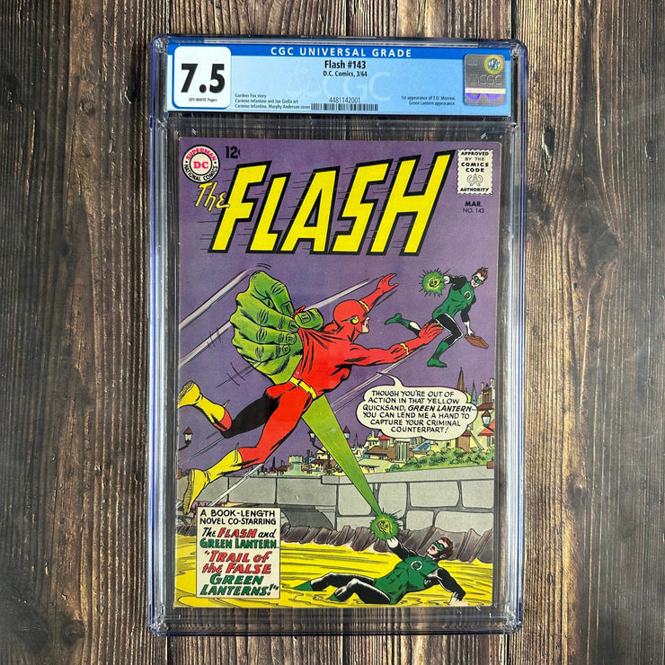 Bry's Comics The Flash #143 CGC 7.5 1st appearance of T.O. Morrow in the Silver Age