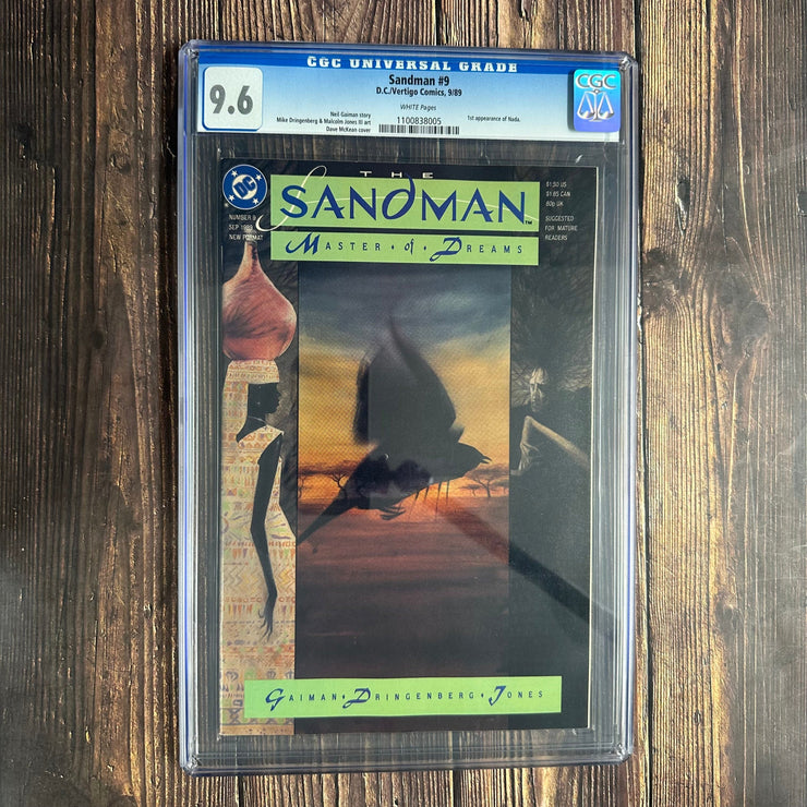 Bry's Comics The Sandman #9 CGC 9.6 WP 1st Full Appearance of Nada, a Former Lover of Dream