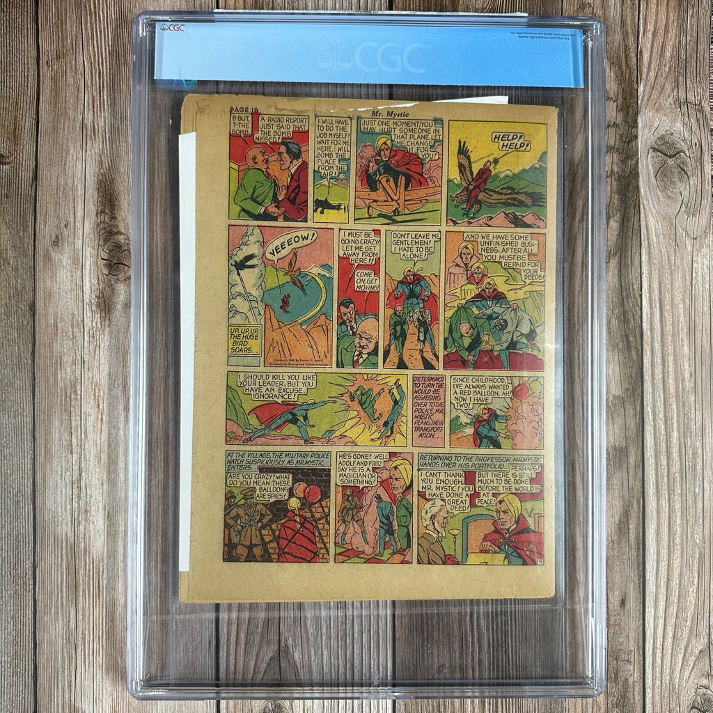 Bry's Comics The Spirit Section #nn 6/2/40 CGC 4.0 1st appearance of the Spirit, Lady Luck & Mr. Mystic *