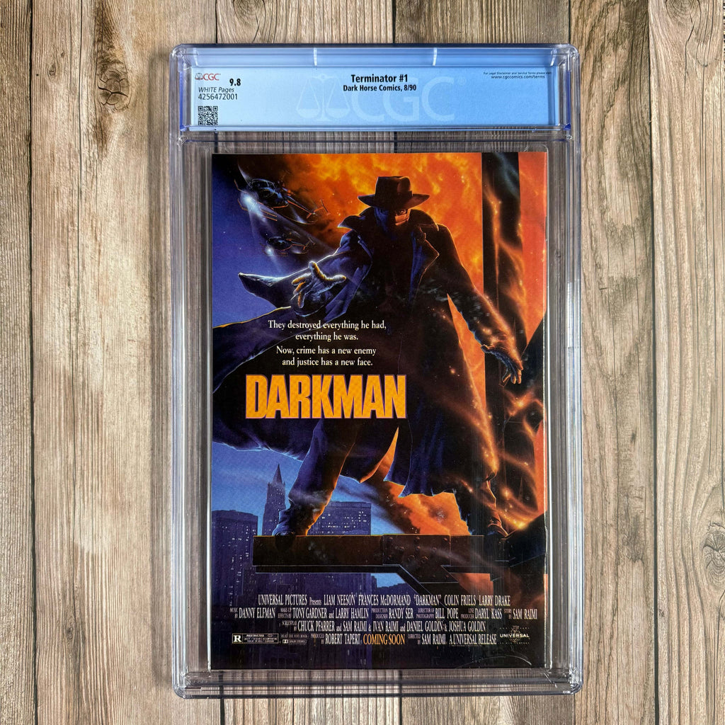 Bry's Comics The Terminator #1 CGC 9.8 WP COOL Cover Art by Chris Warner