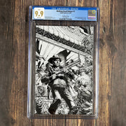 Bry's Comics The Walking Dead Deluxe #1 CGC 9.9 WP Finch Sketch Virgin Cover,  Comics Vault Live streaming event exclusive