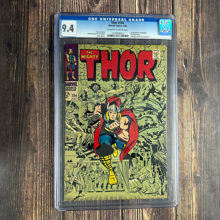Bry's Comics Thor #154 CGC 9.4 1st Appearance of Mangog