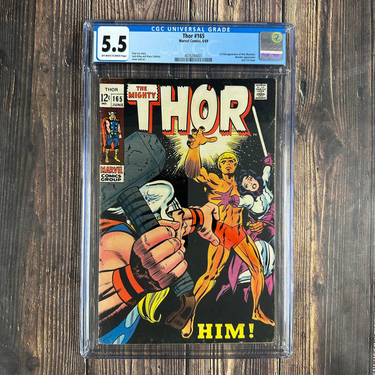 Bry's Comics Thor #165 CGC 5.5 1st full appearance of Him (Adam Warlock)