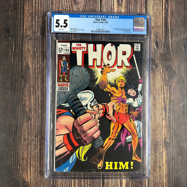 Bry's Comics Thor #165 CGC 5.5 WP