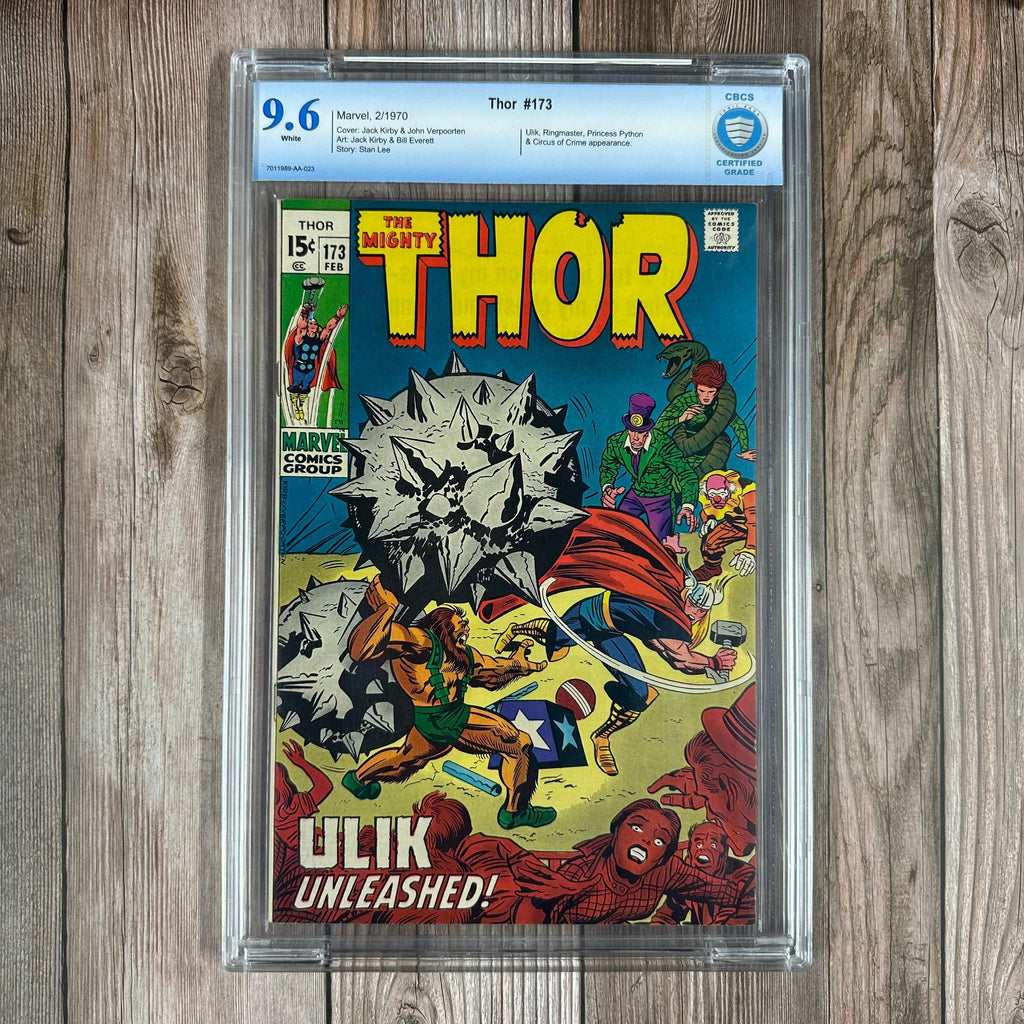 Bry's Comics Thor #173 CBCS 9.6 Old Label, Cover art by Jack Kirby