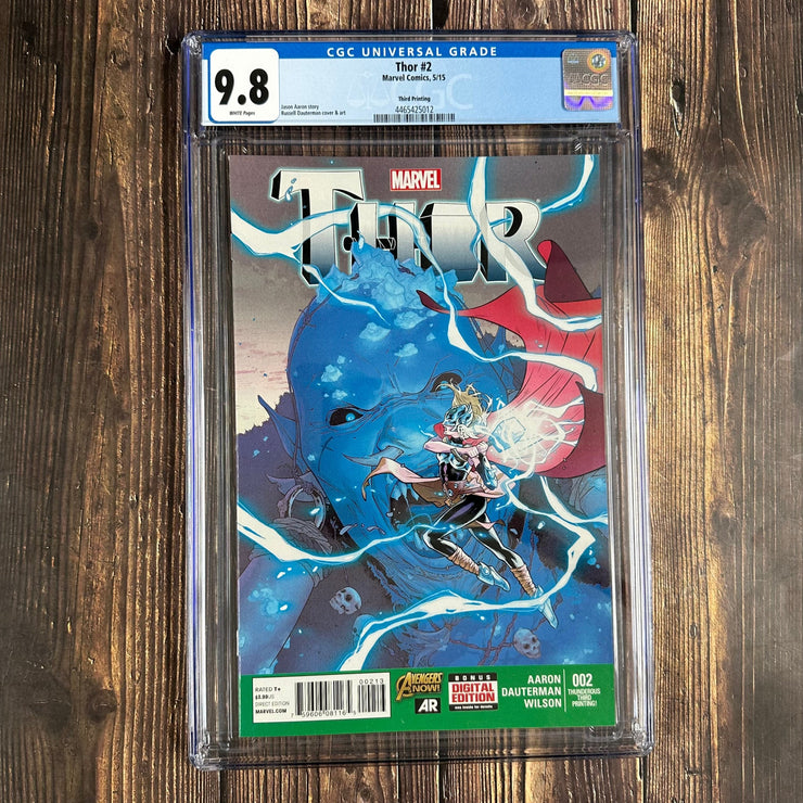 Bry's Comics Thor #2 CGC 9.8 Third Printing, 1st full app of Jane Foster - J