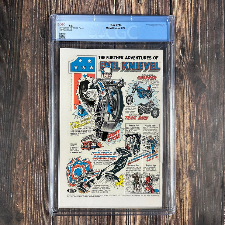 Bry's Comics Thor #244 CGC 9.6 Cover Art by Rich Buckler & Joe Sinnott