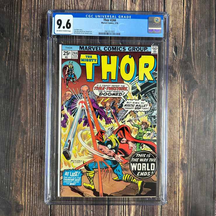 Bry's Comics Thor #244 CGC 9.6 Cover Art by Rich Buckler & Joe Sinnott