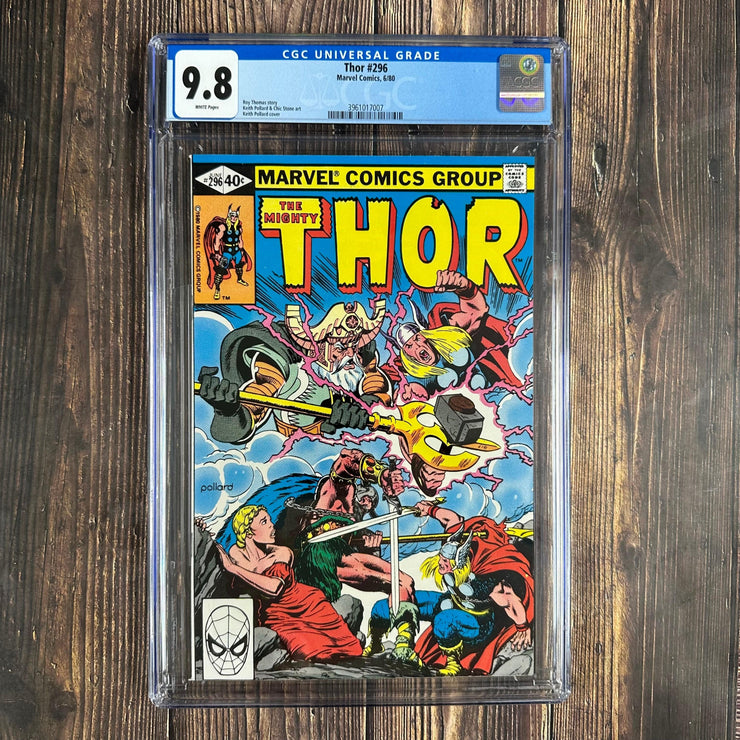 Bry's Comics Thor #296 CGC 9.8 WP Cover Art by Keith Pollard