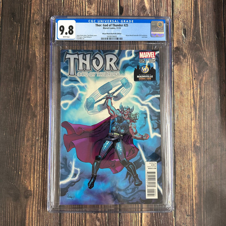 Bry's Comics Thor: God of Thunder #25 CGC 9.8 Wizard World Nashville Edition