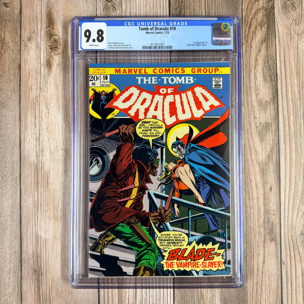 Bry's Comics Tomb of Dracula #10 CGC 9.8 WP 1st appearance of Blade *Trade Avail.