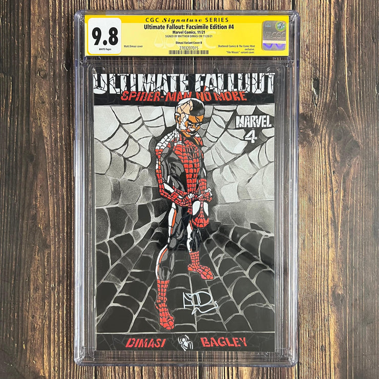 Bry's Comics Ultimate Fallout: Facsimile Edition #4 CGC 9.8 Signed by Matthew Dimasi