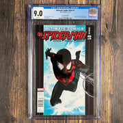 Bry's Comics Ultimate Spider-Man #1 CGC 9.0 Newsstand, First solo title and 2nd app of Miles Morales