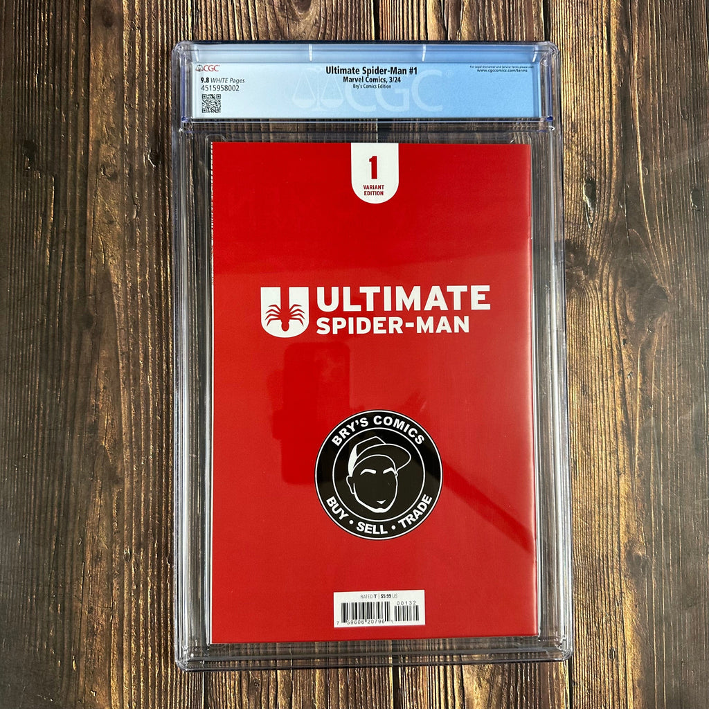 Bry's Comics Ultimate Spider-Man #1 CGC 9.8 Bry's Comics Edition