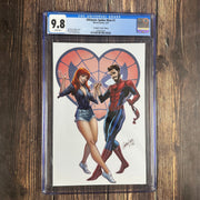Bry's Comics Ultimate Spider-Man #1 CGC 9.8 WP 1:500 Virgin Variant Cover by J. Scott Campbell 1st appearance of Richard Parker II