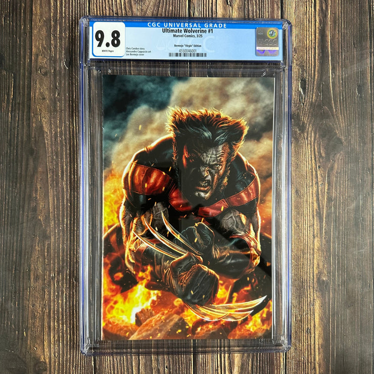 Bry's Comics Ultimate Wolverine #1 CGC 9.8 Bermejo Variant 1:100 Premiere issue