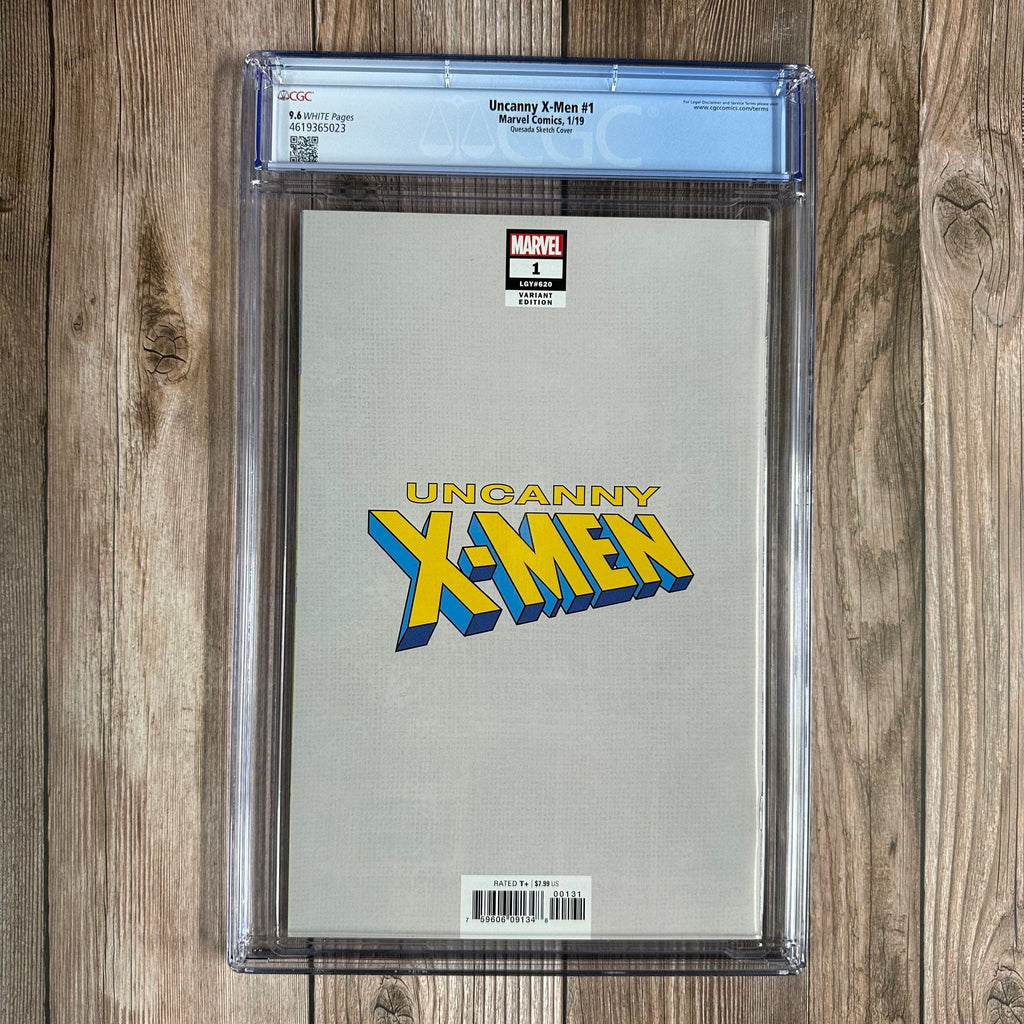 Bry's Comics Uncanny X-Men #1 CGC 9.6 WP 1:1000 Hidden Gem Sketch Variant Cover by Joe Quesada