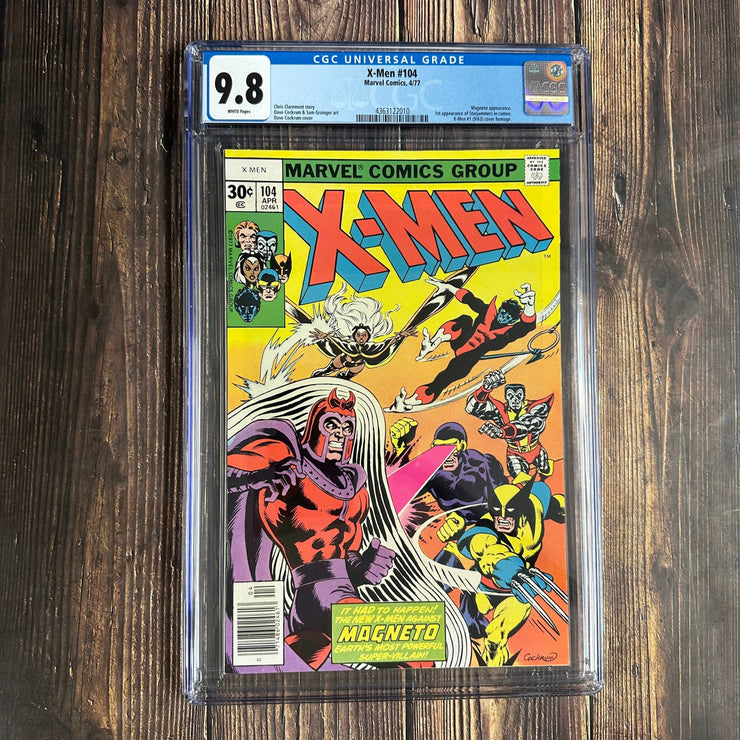 Bry's Comics Uncanny X-Men #104 CGC 9.8 WP 1st appearance of Corsair, Ch'od 2nd cameo appearance of Lilandra