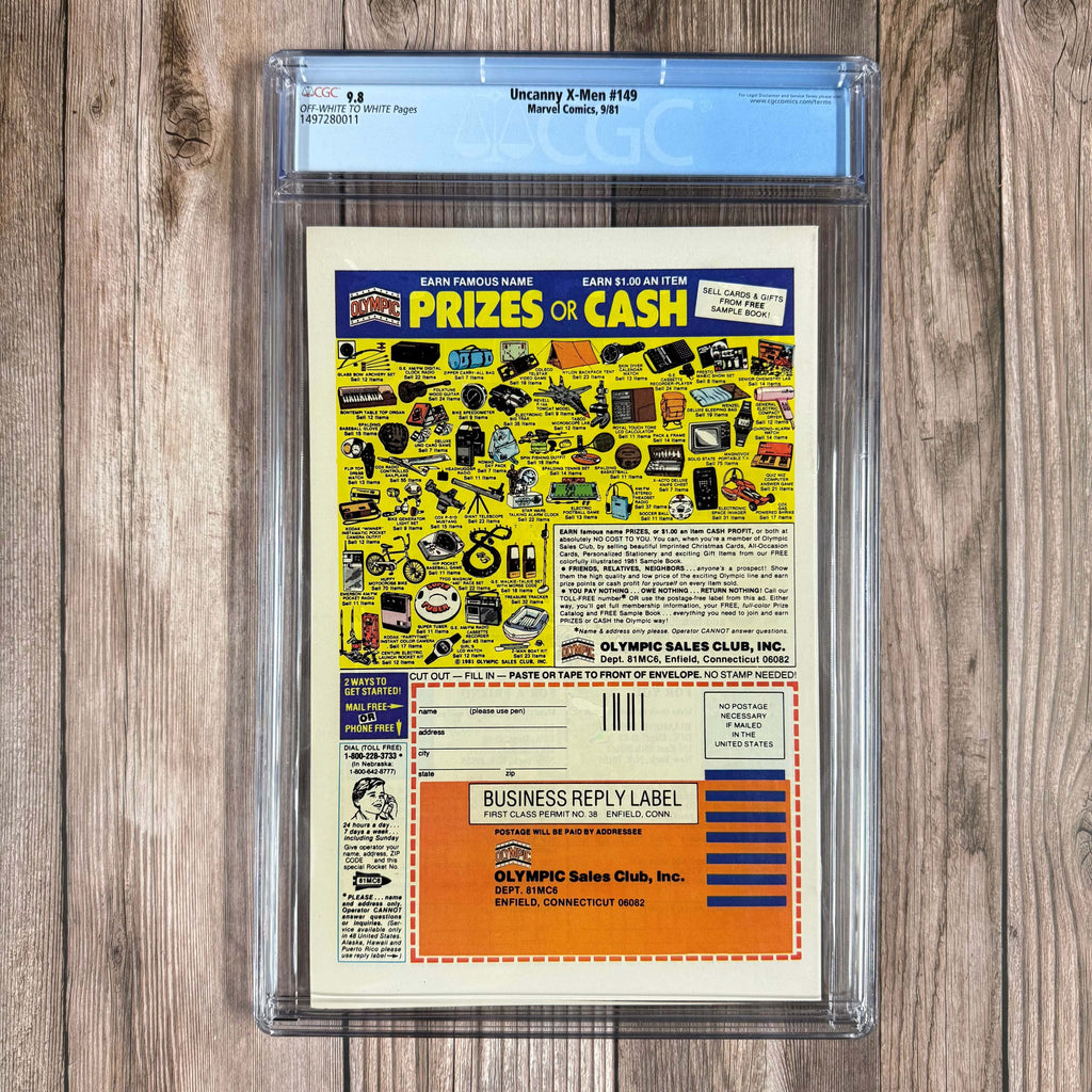 Bry's Comics Uncanny X-Men #149 CGC 9.8 X-Men vs. Garokk and Magneto