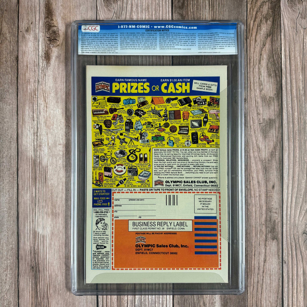 Bry's Comics Uncanny X-Men #150 CGC 9.8 Origin of Magneto, Jewish Ancestry and Auschwitz Childhood