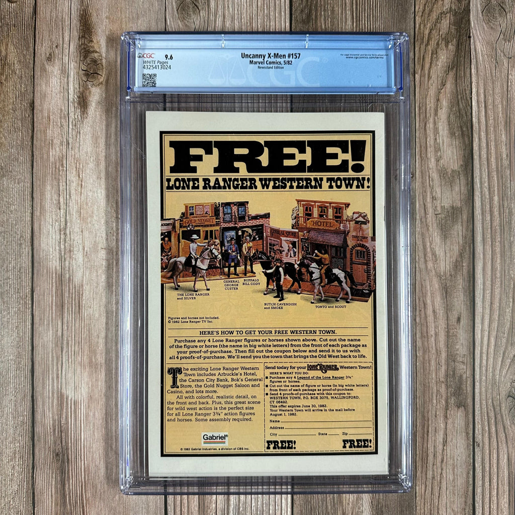 Bry's Comics Uncanny X-Men #157 CGC 9.6 WP Cover Art by Dave Cockrum & Bob Wiacek, Writer: Chris Claremont, NEWSSTAND EDITION *
