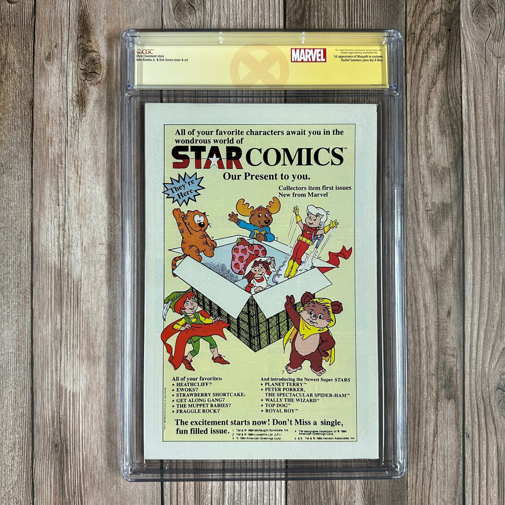 Bry's Comics Uncanny X-Men #193 CGC 9.8 WP Custom Label, SS Signed by Chris Claremont 1st appearance of Firestar in mainstream continuity (cert:2002)