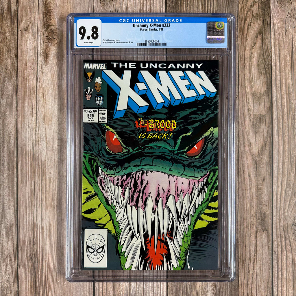Bry's Comics Uncanny X-Men #232 CGC 9.8 WP COOL Cover by Marc Silvestri