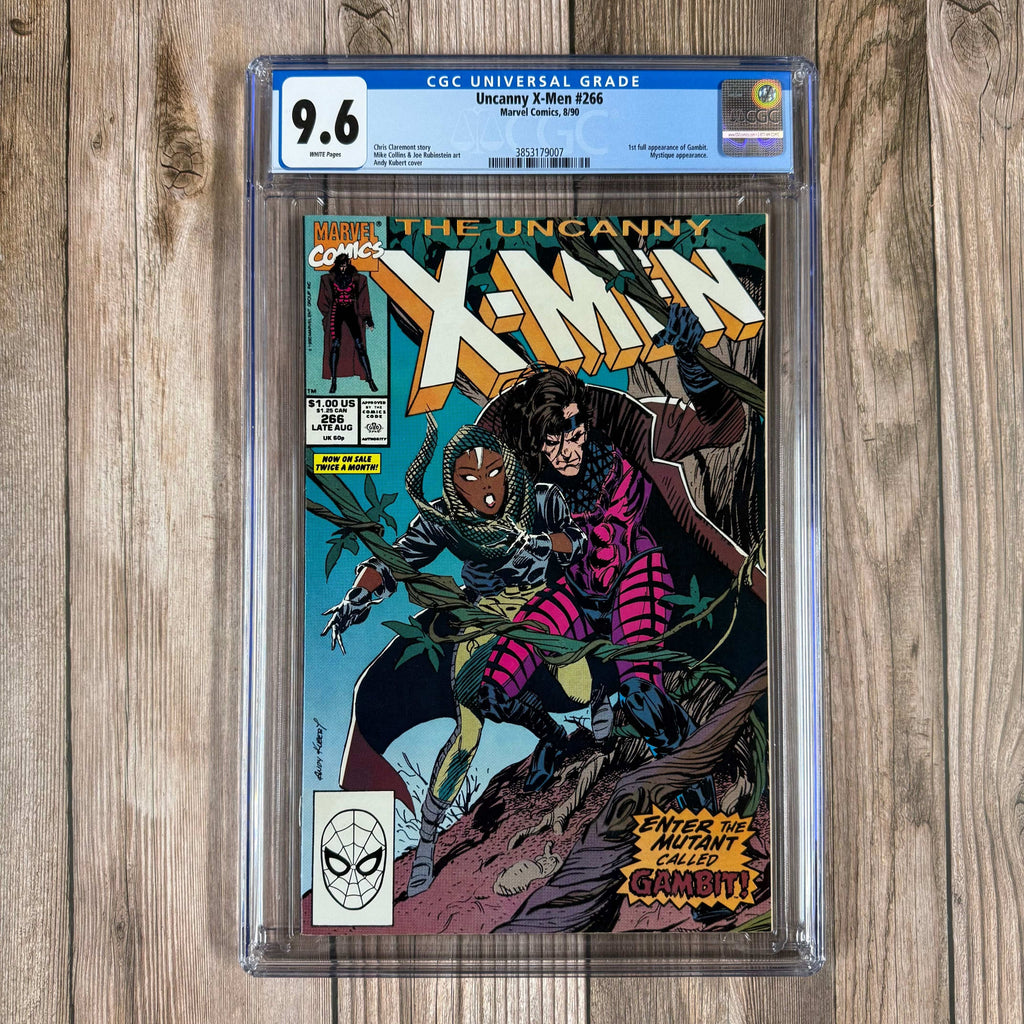 Bry's Comics Uncanny X-Men #266 CGC 9.6 WP 1st full appearance of Gambit, 1st cover, in-story chronological debut (cert:3014)