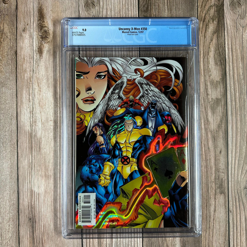 Bry's Comics Uncanny X-Men #350 CGC 9.0 WP Holofoil Edition Cover Art by Joe Madureira, Writer: Steven Seagle