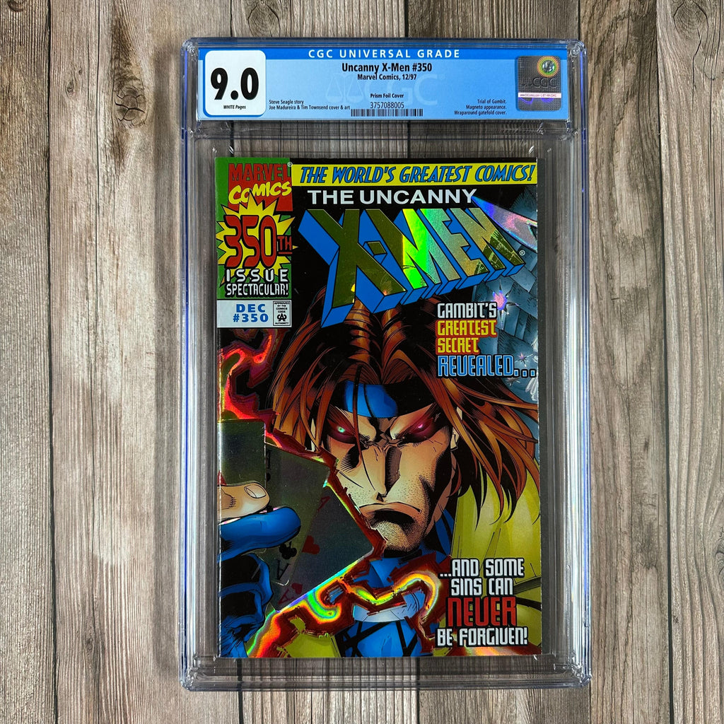 Bry's Comics Uncanny X-Men #350 CGC 9.0 WP Holofoil Edition Cover Art by Joe Madureira, Writer: Steven Seagle