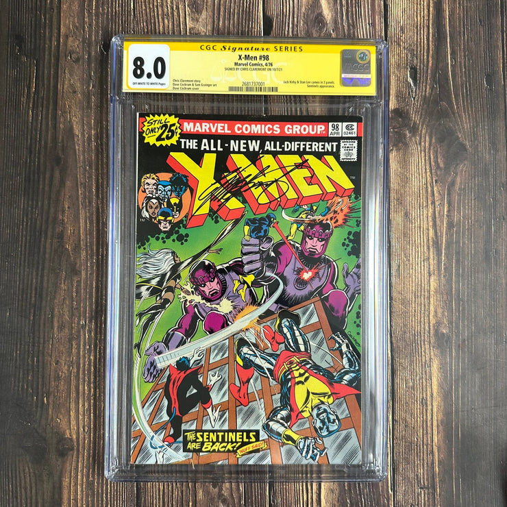 Bry's Comics Uncanny X-Men #98 CGC 8.0, Signature Series, Signed by Chris Claremont