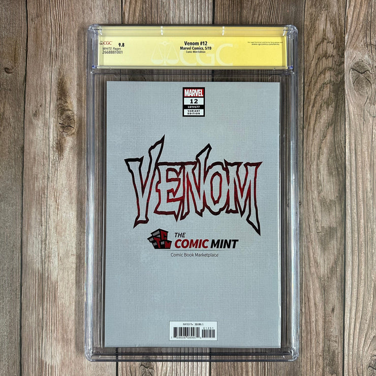 Bry's Comics Venom #12 CGC 9.8 WP SS Signed by Donny Cates – Comic Mint Edition, Origin of Dylan, son of the Venom symbiote(Cert:1001)