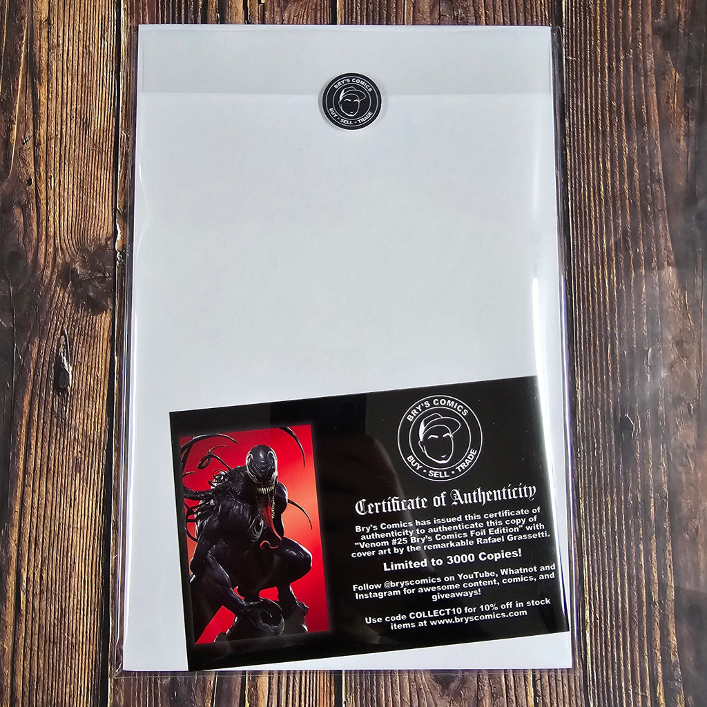 Bry's Comics Venom 25 Bry's Comics Foil Exclusive by Rafael Grassetti
