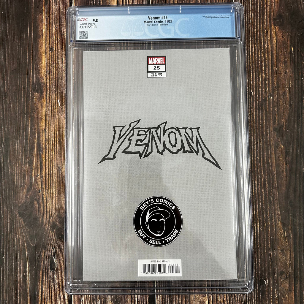 Bry's Comics Venom #25 CGC 9.8 Grassetti Foil Edition