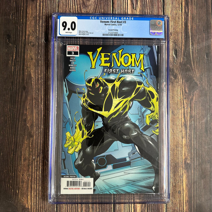 Bry's Comics Venom: First Host #3 CGC 9.0 Second Print 1st appearance of Sleeper