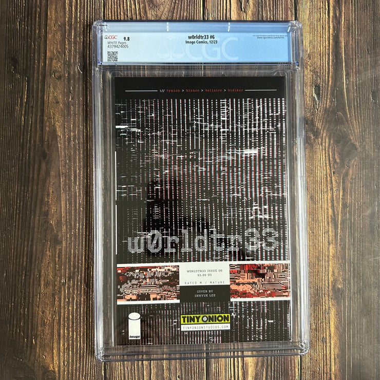 Bry's Comics *  W0rldtr33 #6 CGC 9.8 WP Lee Gold Foil Edition Virgin Cover (CGC error Label, cover artist InHyuk Lee)