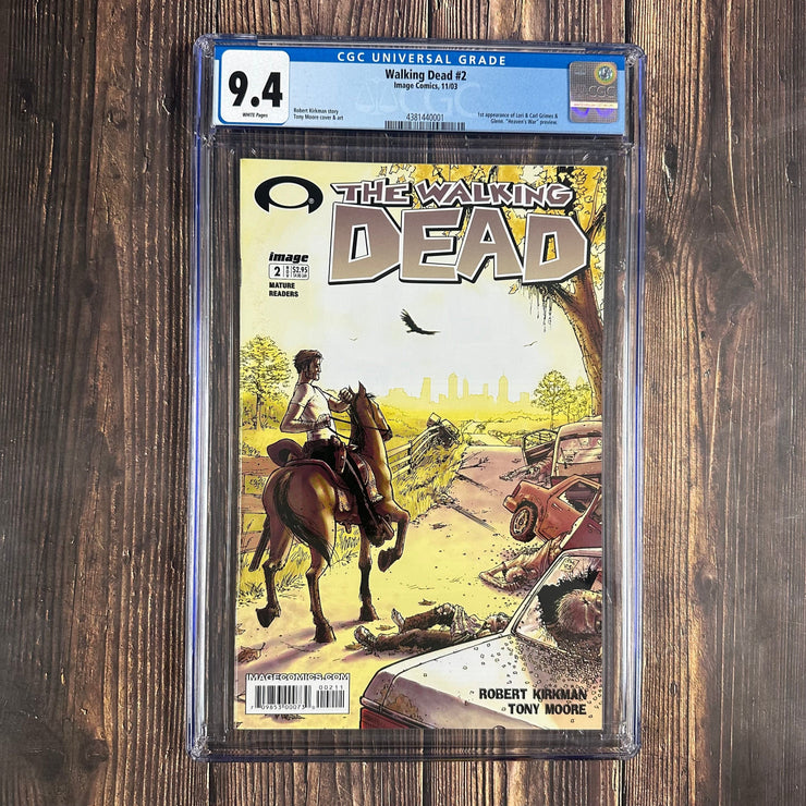 Bry's Comics Walking Dead #2 CGC 9.4 1st appearance of Glenn