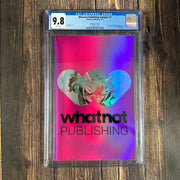 Bry's Comics Whatnot Publishing Sampler #1 CGC 9.8 WP, Wallis Foil Variant Cover, Previews Alpha Beta, Ninja Funk, Quested and the Exiled.