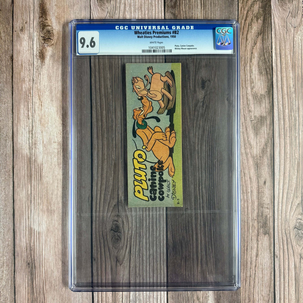 Bry's Comics Wheaties Premiums #B2 CGC 9.6 WP Mickey Mouse appearance RARE