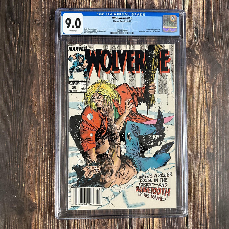 Bry's Comics Wolverine #10 CGC 9.0 Newsstand, 1st app of Silver Fox