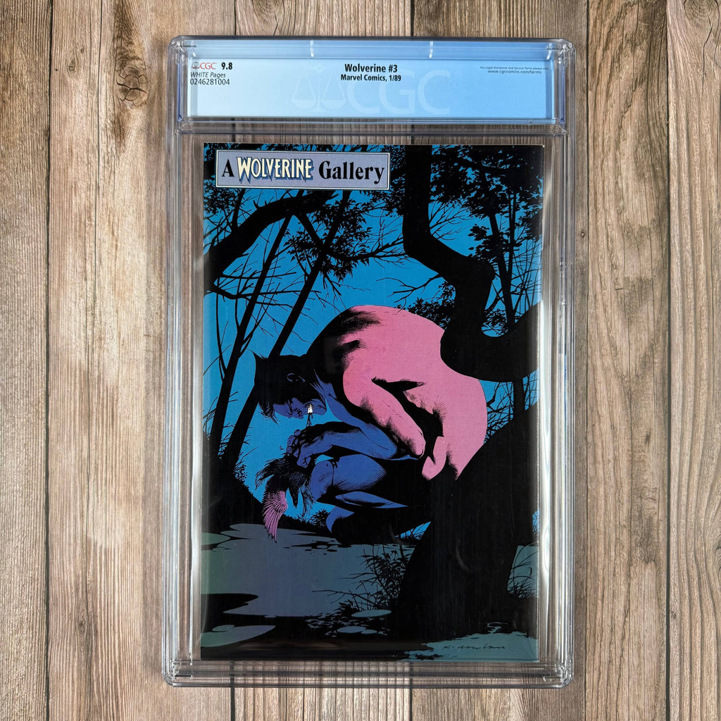 Bry's Comics Wolverine #3 CGC 9.8 WP Cover Art by John Buscema and Al Williamson