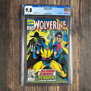 Bry's Comics Wolverine #58 CGC 9.8 Direct Edition Cover art featuring Wolverine