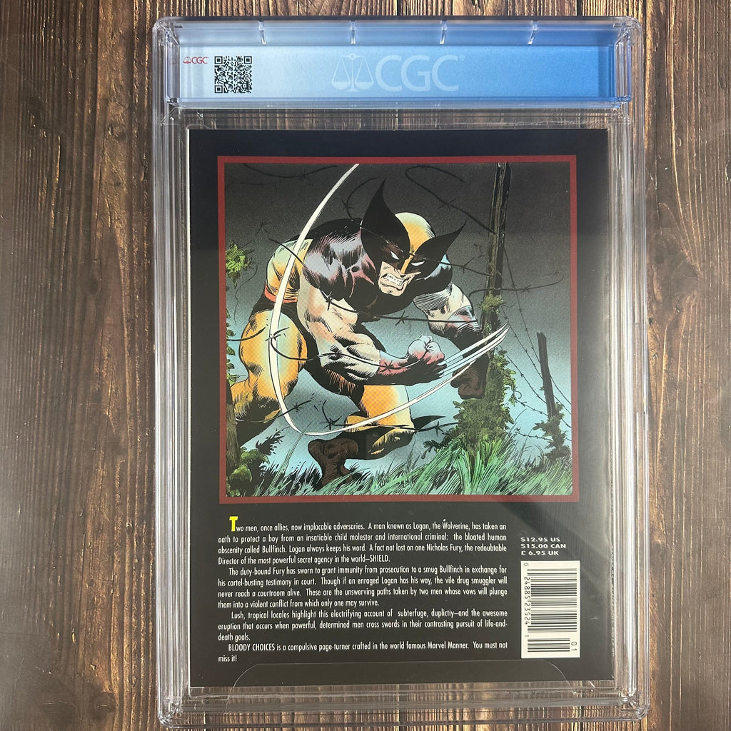 Bry's Comics Wolverine: Bloody Choices #nn CGC 9.8 WP Marvel Graphic Novel, Painted cover by Joe Jusko